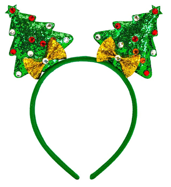 Bandeau de cheveux Arbre de Noël Glamour
