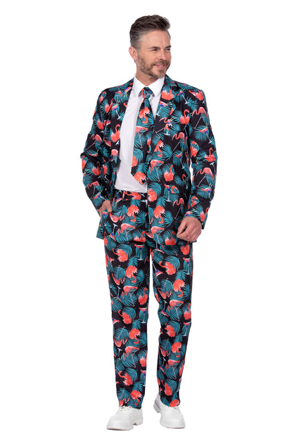 Costume Flamant Hommes 3 pièces
