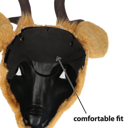 Masque de cerf brun