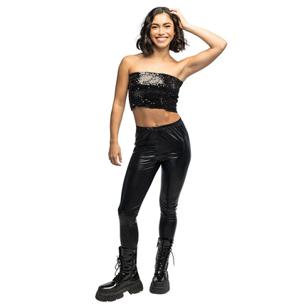 Top Sparkle noir (M/L extensible)