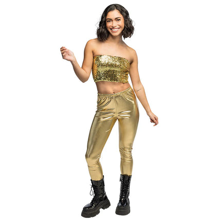 Top Sparkle doré (M/L stretch)
