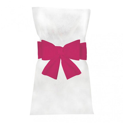 Fuchsia Chair Bow 19cm 6pcs