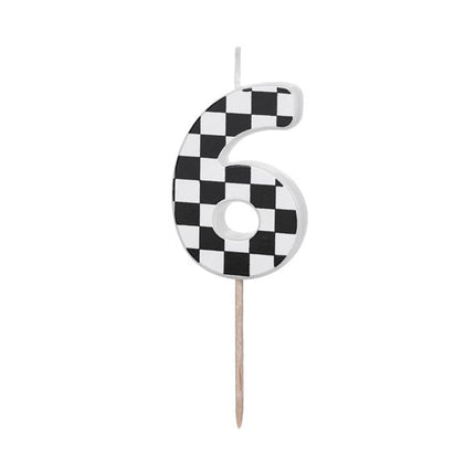 6 Jaar Kaars Race 5,5cm - Partywinkel - 5904555030985