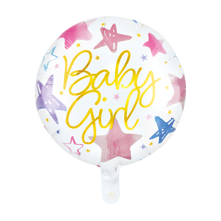 Ballon à l'hélium rose doré pour petite fille, 46 cm