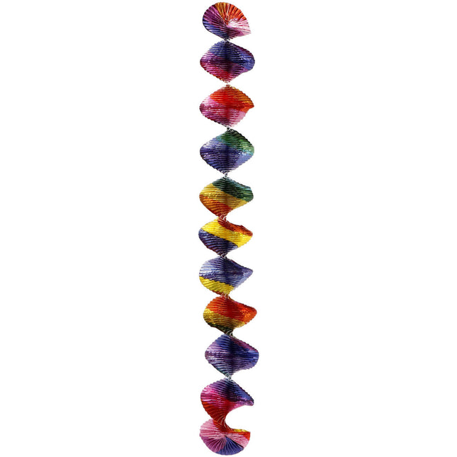 Décoration suspendue colorée Rotor Spirales 4pcs