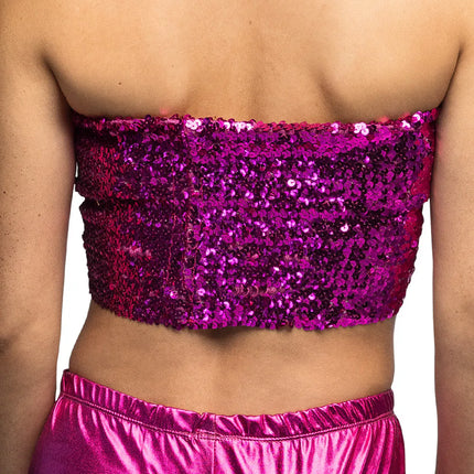 Haut Sparkle rose (M/L stretch)