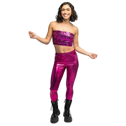Haut Sparkle rose (M/L stretch)