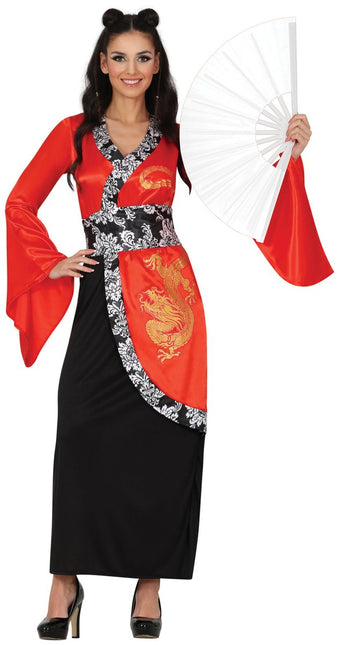 60x30 cm fabric fan White van Fiestas Guirca koop je bij Partywinkel