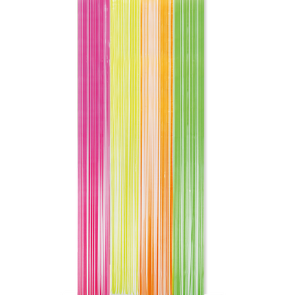 Rideau de porte néon coloré 2,4 m