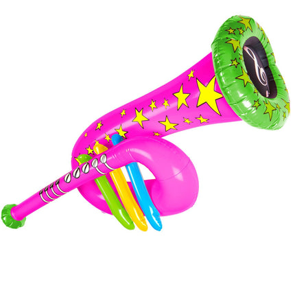 Tuba gonflable rose