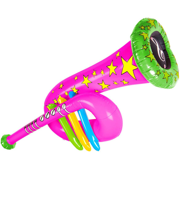 Tuba gonflable rose
