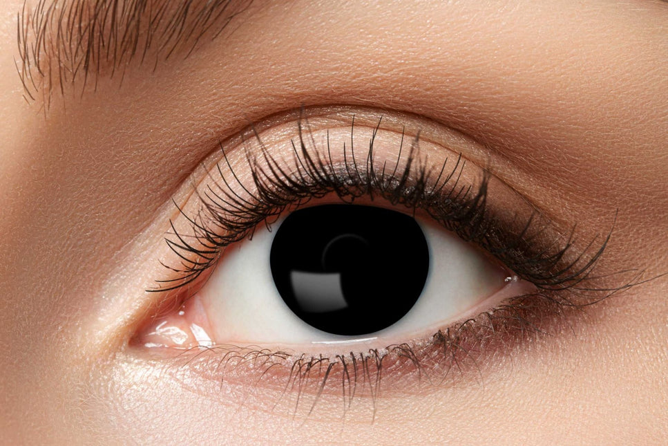 Halloween Lentilles de couleur noires