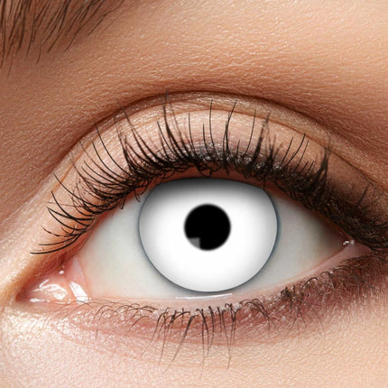 Halloween Lentilles de couleur Zombie blanc