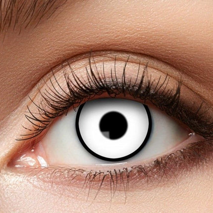 Halloween Lentilles de couleur blanches