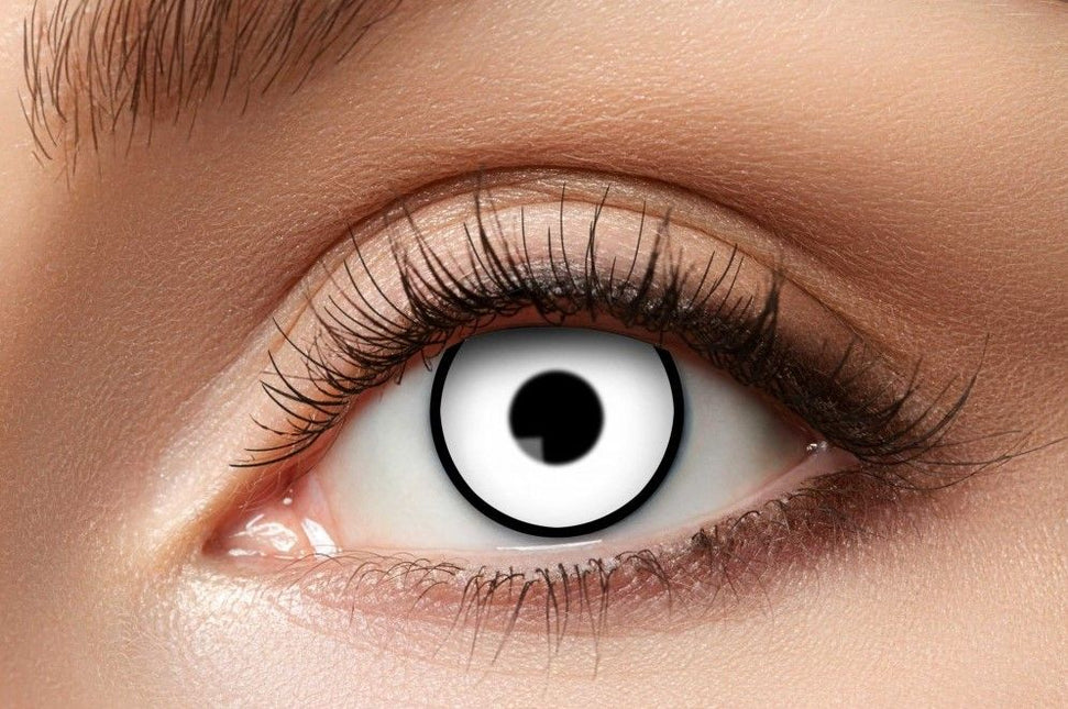 Halloween Lentilles de couleur blanches