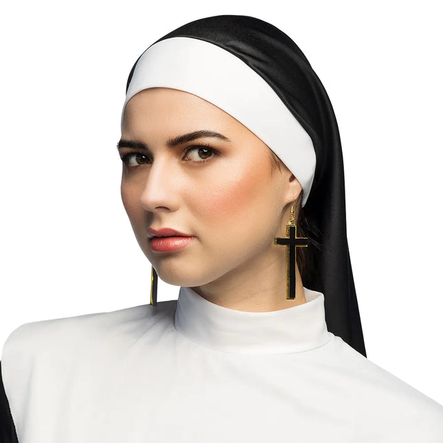 Boucles d'oreilles non or noir