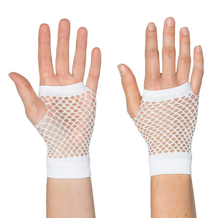 Visnet Handschoenen Wit