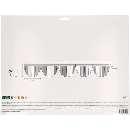 Décoration murale colorée Pastel 2m