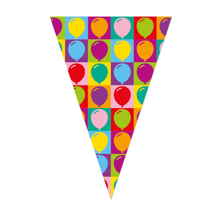 Guirlande de ballons colorés, 10 m