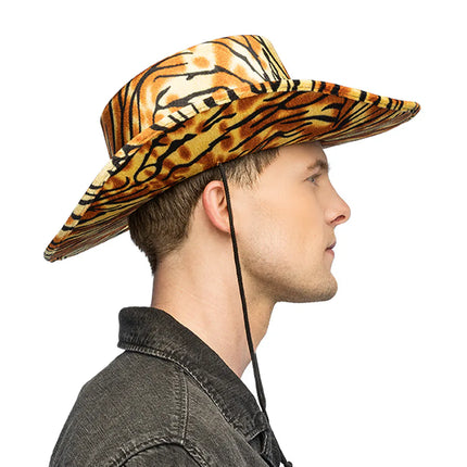 Chapeau de cowboy « Tigre sauvage »