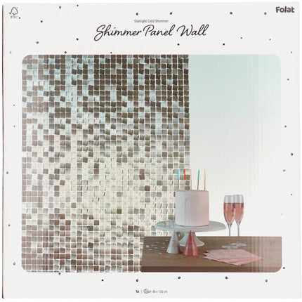 Panneau Shimmer Gold mat 30x30cm /12