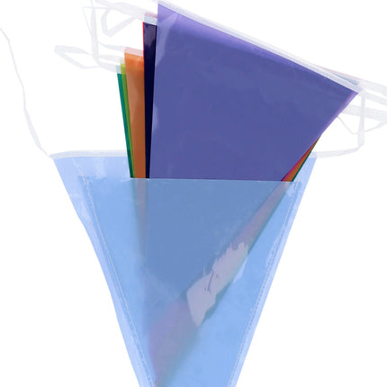 Guirlande colorée en plastique 6m