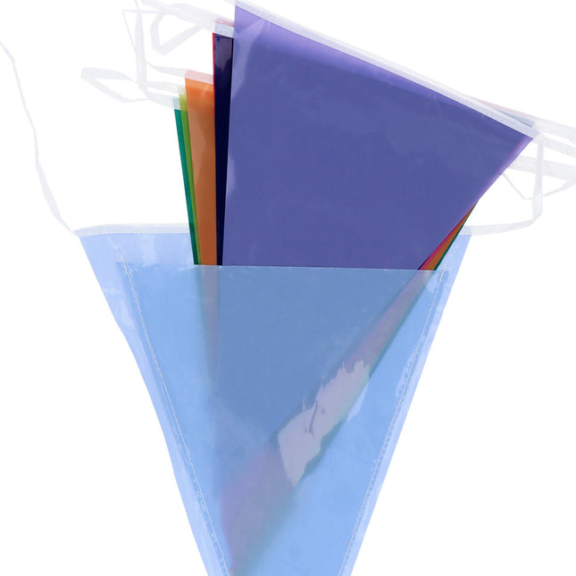 Guirlande colorée en plastique 6m