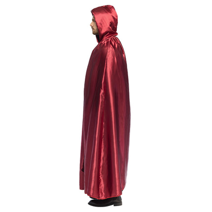 Cape d'Halloween Noir Rouge Créature De La Nuit