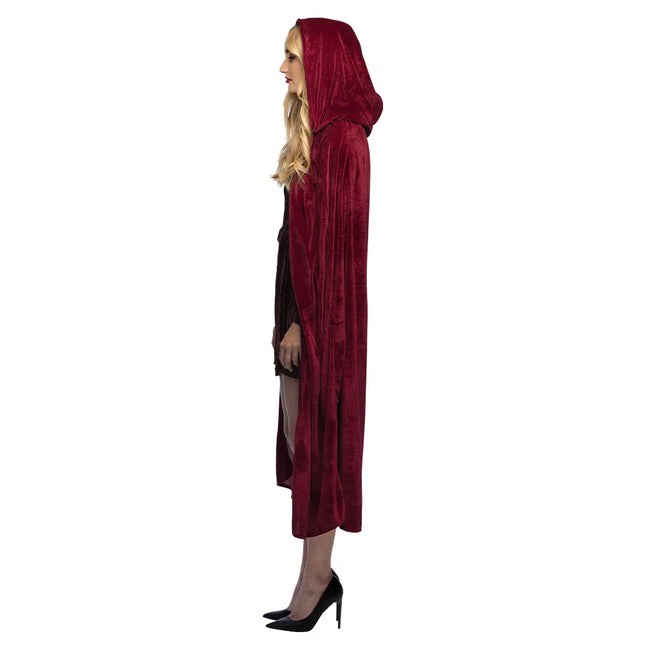 Cape d'Halloween Rouge Bordeaux
