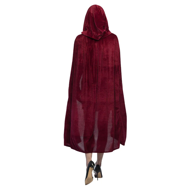 Cape d'Halloween Rouge Bordeaux