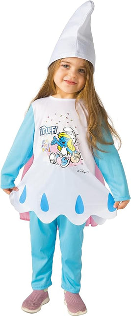 Costume de fille schtroumpf