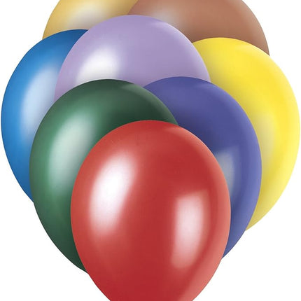 12" Ballons de baudruche perlés Premium, 8ct - Assortis