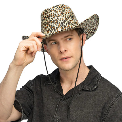 Chapeau de cowboy « Wild Leopard »