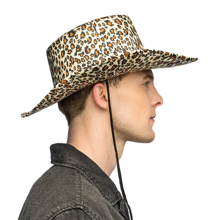 Chapeau de cowboy « Wild Leopard »