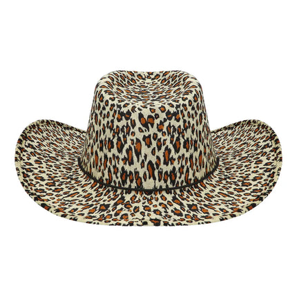 Chapeau de cowboy « Wild Leopard »