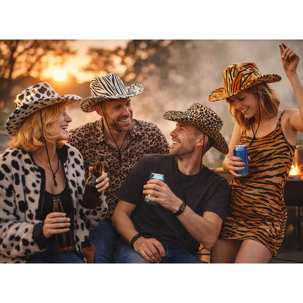 Chapeau de cowboy « Wild Leopard »