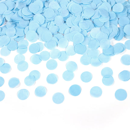 Canon à confettis bleu clair 28cm