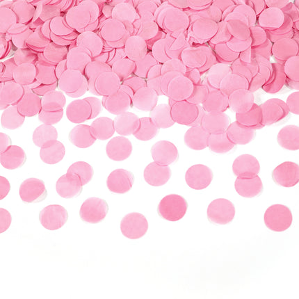 Canon à confettis rose clair 40cm