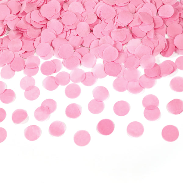 Canon à confettis rose clair 40cm