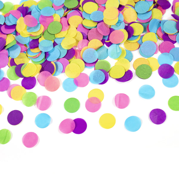 Canon à confettis coloré rond 28cm