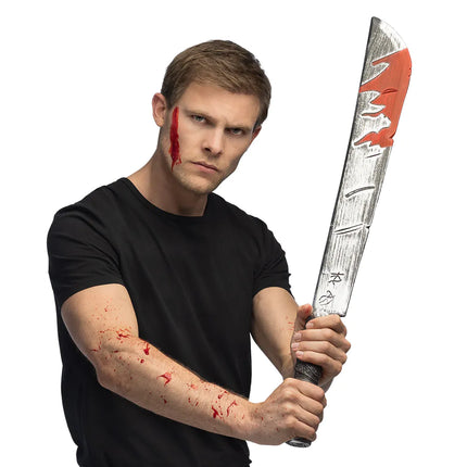 Halloween Faux couteau sang 73cm