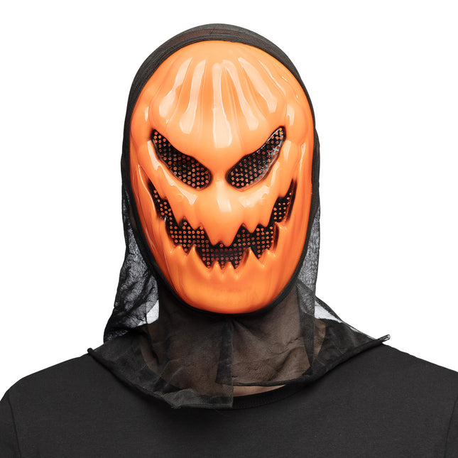 Masque d'Halloween Citrouille Orange