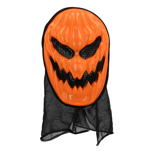 Masque d'Halloween Citrouille Orange