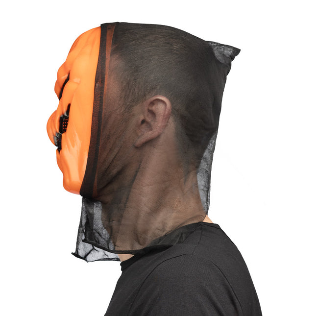 Masque d'Halloween Citrouille Orange