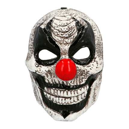 Masque d'Halloween Clown avec mâchoire mobile