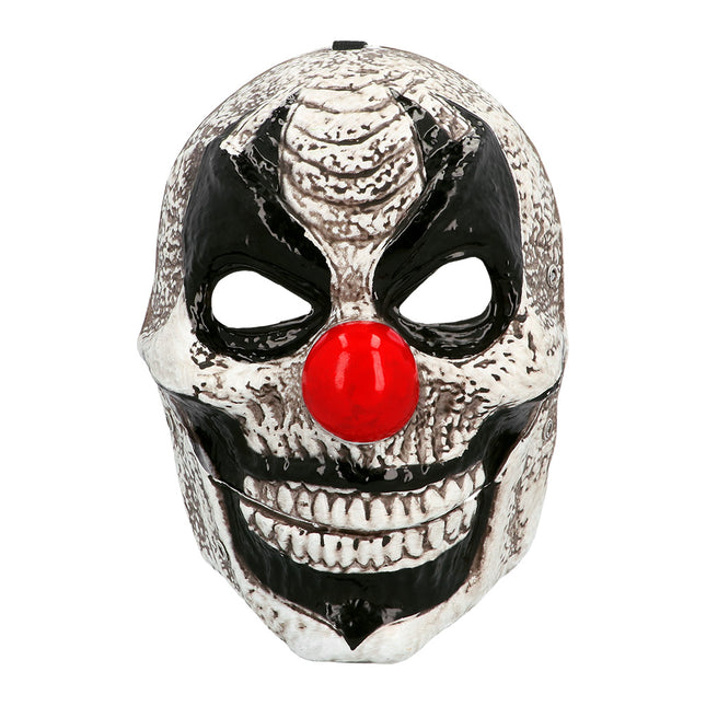Masque d'Halloween Clown avec mâchoire mobile