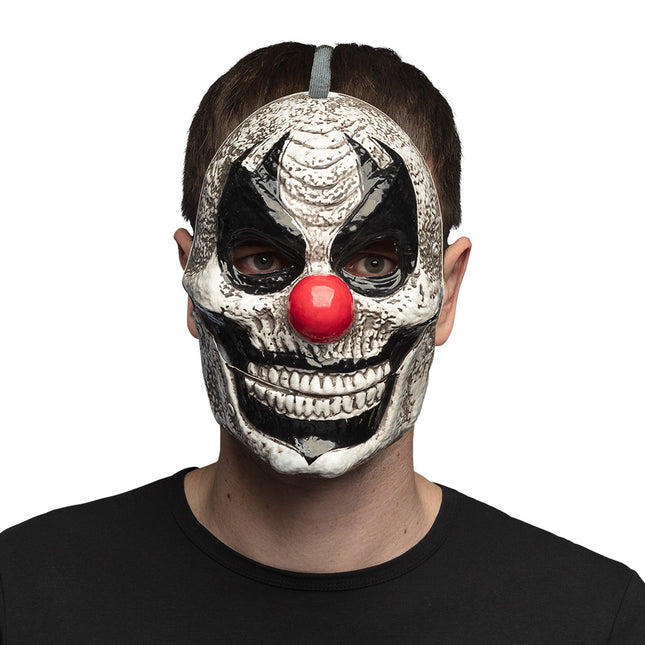 Masque d'Halloween Clown avec mâchoire mobile