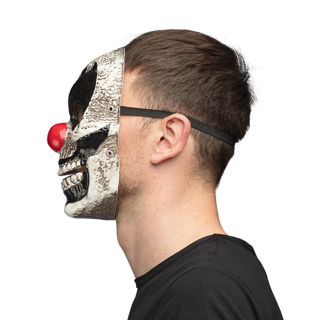 Masque d'Halloween Clown avec mâchoire mobile