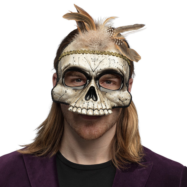 Halloween Masque pour les yeux Voodoo Damballa