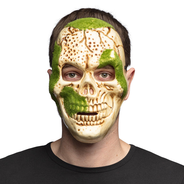 Masque d'Halloween Crâne vert